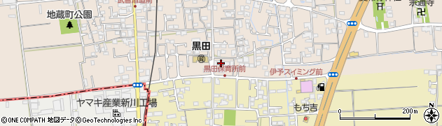 愛媛県伊予郡松前町北黒田706周辺の地図