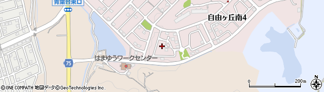 福岡県宗像市自由ヶ丘南4丁目2周辺の地図