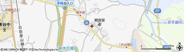 福岡県北九州市小倉南区木下1160周辺の地図