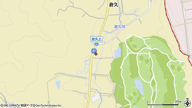 〒823-0017 福岡県宮若市倉久の地図