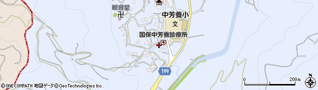 和歌山県田辺市中芳養1808周辺の地図