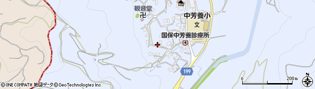 和歌山県田辺市中芳養1786周辺の地図