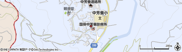 和歌山県田辺市中芳養1804周辺の地図