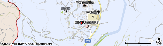 和歌山県田辺市中芳養1801周辺の地図