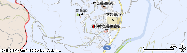 和歌山県田辺市中芳養1800周辺の地図