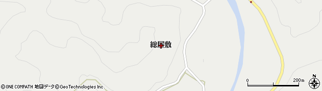 徳島県海部郡美波町赤松総屋敷周辺の地図