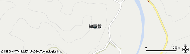 徳島県美波町（海部郡）赤松（総屋敷）周辺の地図