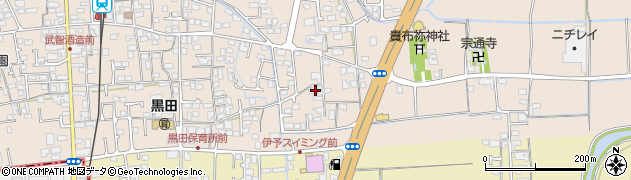 愛媛県伊予郡松前町北黒田384周辺の地図