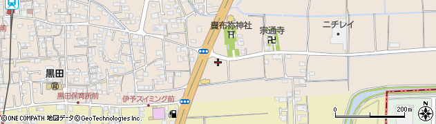 愛媛県伊予郡松前町北黒田343周辺の地図