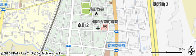 京町病院前周辺の地図