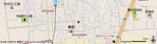 愛媛県伊予郡松前町北黒田707周辺の地図