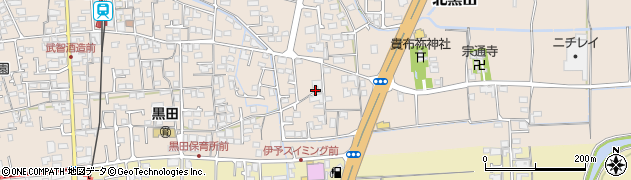 愛媛県伊予郡松前町北黒田382周辺の地図