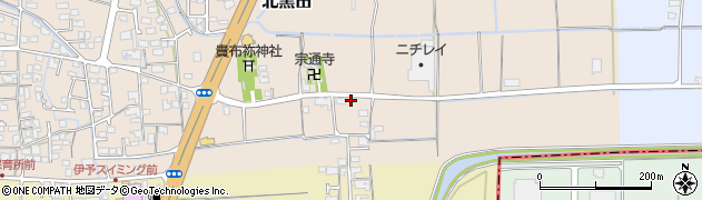 愛媛県伊予郡松前町北黒田300周辺の地図