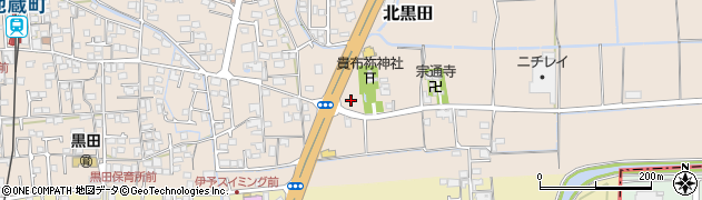 愛媛県伊予郡松前町北黒田342周辺の地図
