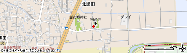 愛媛県伊予郡松前町北黒田303周辺の地図