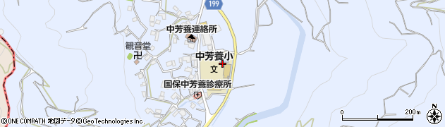 和歌山県田辺市中芳養1815周辺の地図