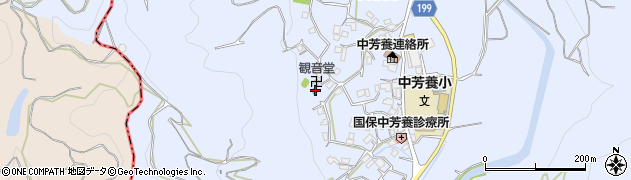 和歌山県田辺市中芳養1744周辺の地図