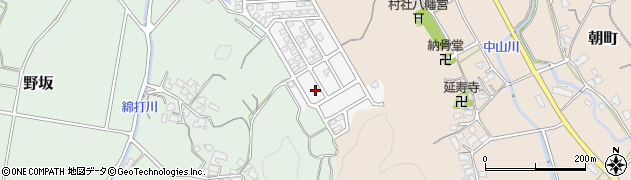 福岡県宗像市朝野444周辺の地図