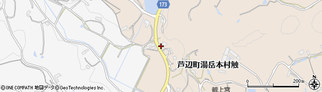 長崎県壱岐市芦辺町湯岳本村触周辺の地図