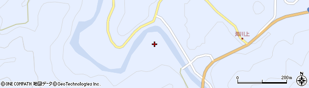 徳島県那賀町（那賀郡）海川（マツエ）周辺の地図