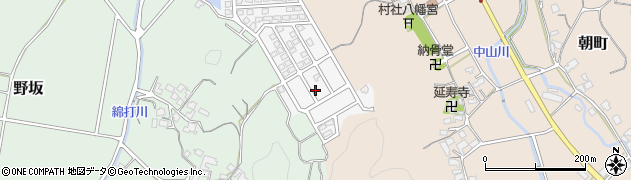 福岡県宗像市朝野439周辺の地図