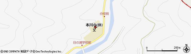 いの町立本川小学校周辺の地図