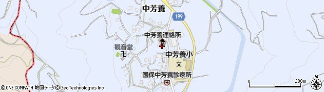 和歌山県田辺市中芳養1905周辺の地図