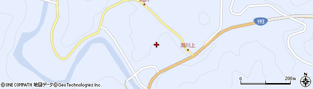徳島県那賀郡那賀町海川ヲフウチ218周辺の地図