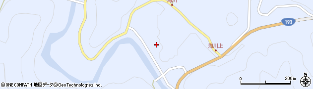 徳島県那賀郡那賀町海川ヲフウチ229周辺の地図