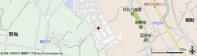 福岡県宗像市朝野406周辺の地図