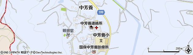 和歌山県田辺市中芳養1881周辺の地図