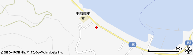 ＪＡ山口県平郡周辺の地図