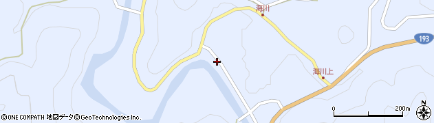 徳島県那賀郡那賀町海川ヲフウチ10周辺の地図