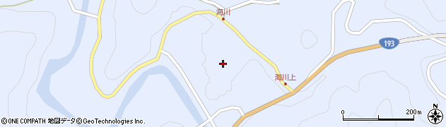 徳島県那賀郡那賀町海川ヲフウチ201周辺の地図