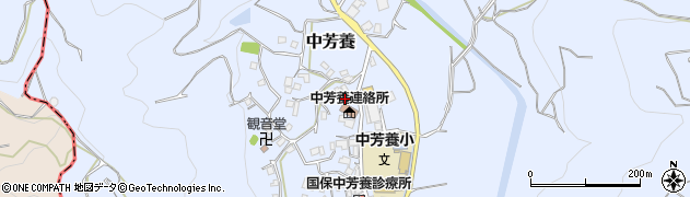 和歌山県田辺市中芳養1902周辺の地図