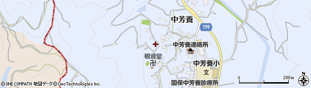 和歌山県田辺市中芳養1943周辺の地図