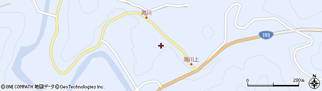 徳島県那賀郡那賀町海川ヲフウチ217周辺の地図