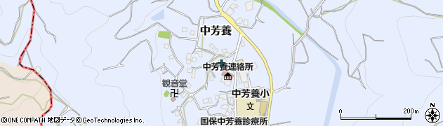 和歌山県田辺市中芳養1899周辺の地図