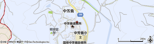 和歌山県田辺市中芳養1887周辺の地図