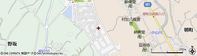 福岡県宗像市朝野398周辺の地図