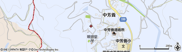 和歌山県田辺市中芳養1951周辺の地図
