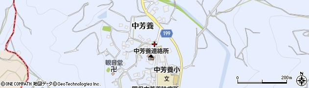 和歌山県田辺市中芳養1897周辺の地図