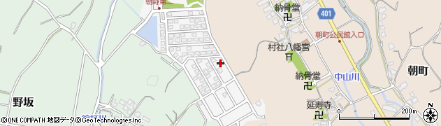 福岡県宗像市朝野391周辺の地図