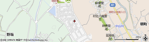 福岡県宗像市朝野399周辺の地図