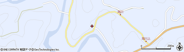 徳島県那賀郡那賀町海川ヲフウチ19周辺の地図