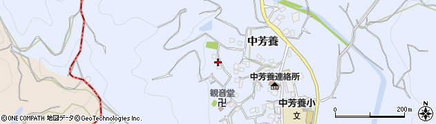 和歌山県田辺市中芳養1975周辺の地図