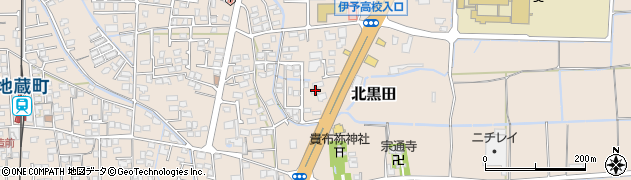 愛媛県伊予郡松前町北黒田244周辺の地図