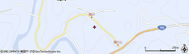 徳島県那賀郡那賀町海川ヲフウチ204周辺の地図