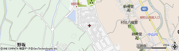 福岡県宗像市朝野377周辺の地図