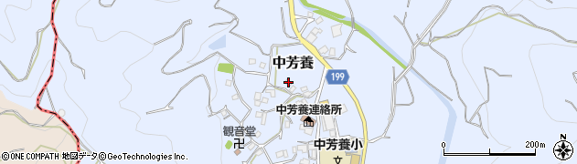 和歌山県田辺市中芳養2001周辺の地図